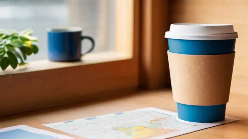 Un mapa detallado sobre una mesa de madera presenta colores vibrantes y datos precisos que representan estrategias de mercado