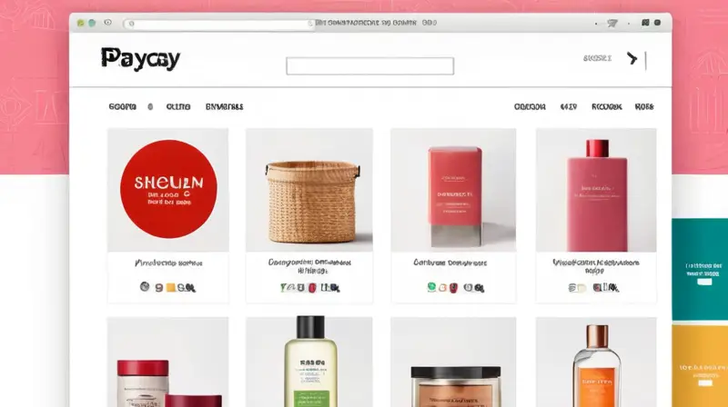 Una tienda en línea moderna y vibrante, con imágenes nítidas, navegación fluida y un diseño intuitivo
