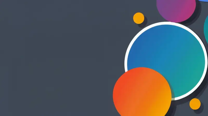 Dos círculos superpuestos, uno azul y otro naranja, con un flecha blanca, un rectángulo verde etiquetado como input, un ícono de engranaje amarillo y un cuadrado púrpura con etiquetas, todo en un diseño minimalista y claro